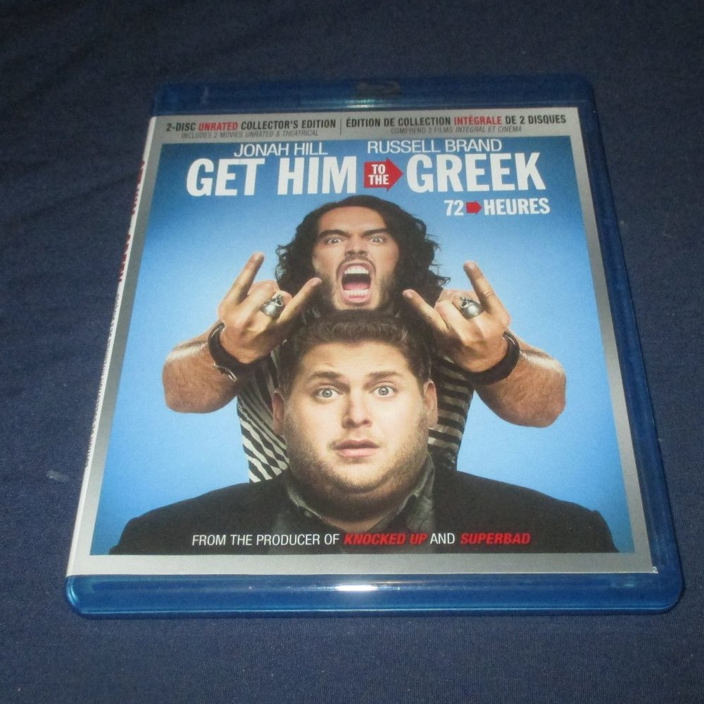 Get Him to the Greek (Blu-ray/DVD, 2010, Unrated Collector Edition, ,2-Disc Set)